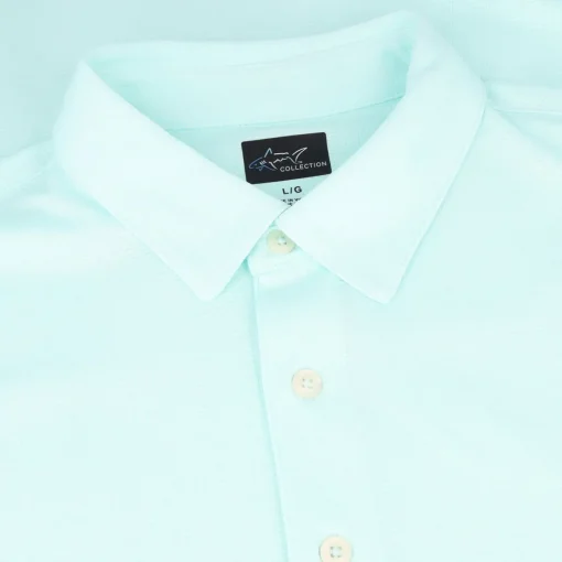 Greg Norman ML75 Recycled Microlux Mesh Polo Shirt Polo Short Sleeve Golf Apparel
