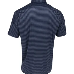 Greg Norman ML75 Recycled Three-Tone Stripe Polo Shirt Polo Short Sleeve Golf Apparel