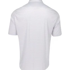 Greg Norman ML75 Recycled Three-Tone Stripe Polo Shirt Polo Short Sleeve Golf Apparel