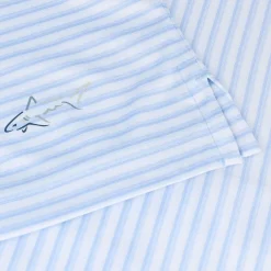 Greg Norman ML75 Recycled Three-Tone Stripe Polo Shirt Polo Short Sleeve Golf Apparel