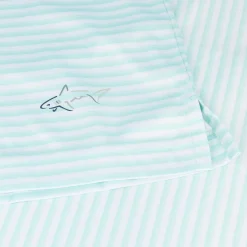 Greg Norman ML75 Recycled Three-Tone Stripe Polo Shirt Polo Short Sleeve Golf Apparel