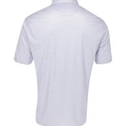Greg Norman ML75 Recycled Three-Tone Stripe Polo Shirt Polo Short Sleeve Golf Apparel