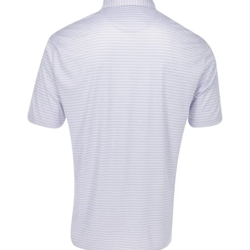 Greg Norman ML75 Recycled Three-Tone Stripe Polo Shirt Polo Short Sleeve Golf Apparel