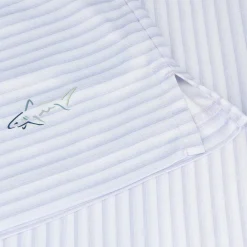 Greg Norman ML75 Recycled Three-Tone Stripe Polo Shirt Polo Short Sleeve Golf Apparel