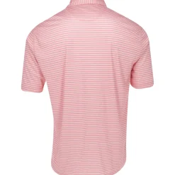 Greg Norman ML75 Recycled Three-Tone Stripe Polo Shirt Polo Short Sleeve Golf Apparel