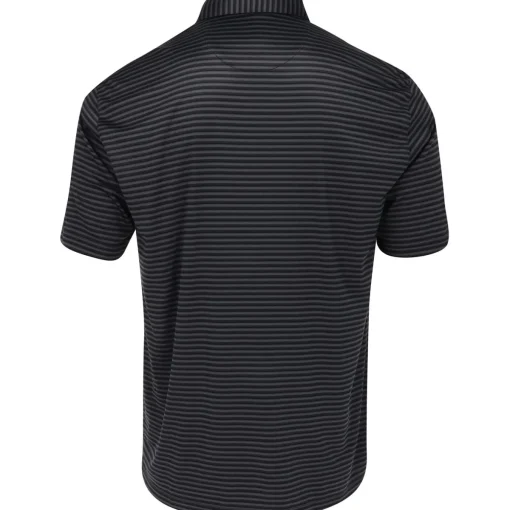 Greg Norman ML75 Recycled Three-Tone Stripe Polo Shirt Polo Short Sleeve Golf Apparel