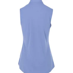 Greg Norman ML75 Ruffle Collar Sleeveless Shirt Polo Short Sleeve Golf Apparel