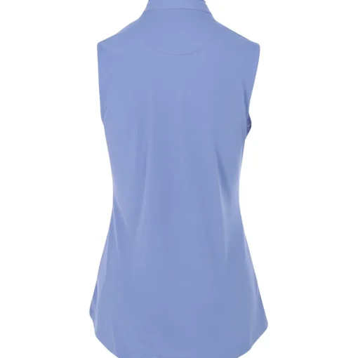 Greg Norman ML75 Ruffle Collar Sleeveless Shirt Polo Short Sleeve Golf Apparel