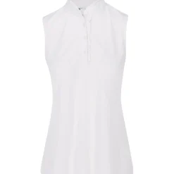 Greg Norman ML75 Ruffle Collar Sleeveless Shirt Polo Short Sleeve Golf Apparel