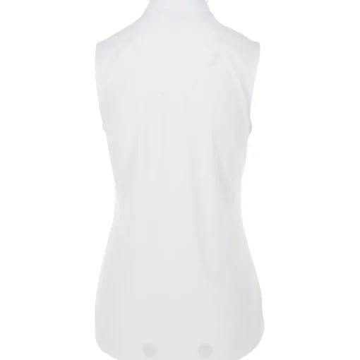 Greg Norman ML75 Ruffle Collar Sleeveless Shirt Polo Short Sleeve Golf Apparel