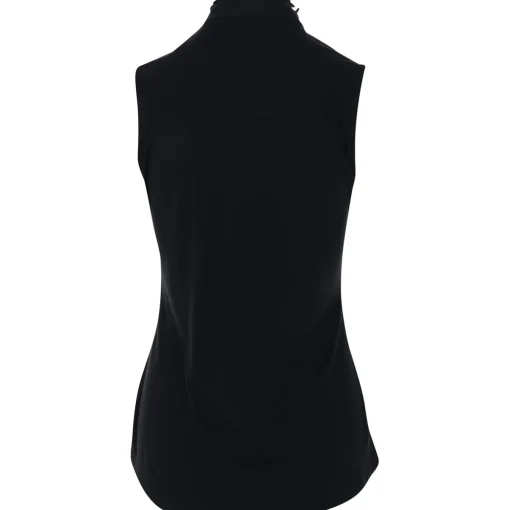 Greg Norman ML75 Ruffle Collar Sleeveless Shirt Polo Short Sleeve Golf Apparel