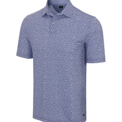 Greg Norman ML75 Shark Tooth Stretch Shirt Polo Short Sleeve Golf Apparel