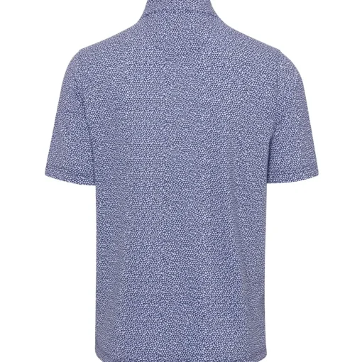 Greg Norman ML75 Shark Tooth Stretch Shirt Polo Short Sleeve Golf Apparel
