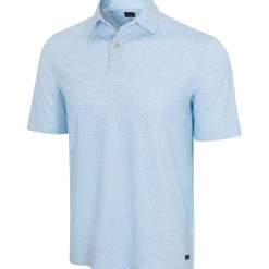 Greg Norman ML75 Shark Tooth Stretch Shirt Polo Short Sleeve Golf Apparel