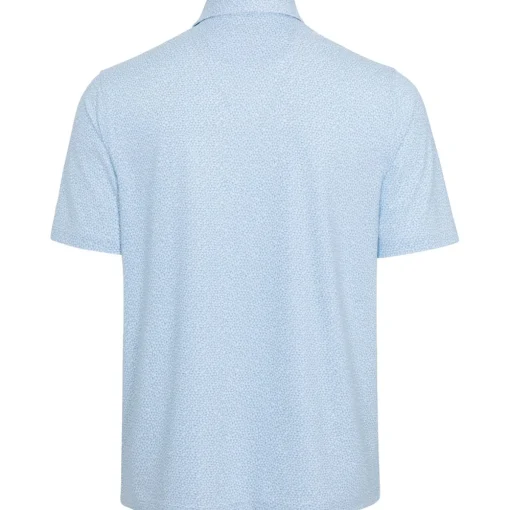 Greg Norman ML75 Shark Tooth Stretch Shirt Polo Short Sleeve Golf Apparel