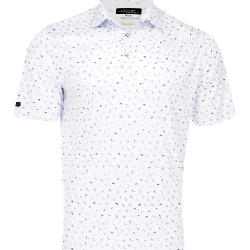 Greg Norman ML75 Solstice Stretch Shirt Polo Short Sleeve Golf Apparel