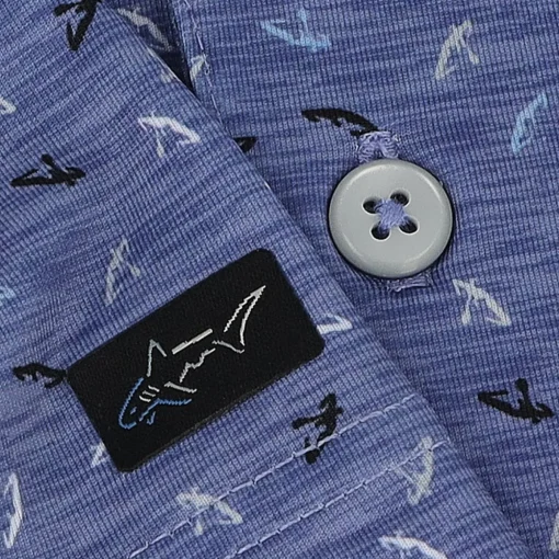 Greg Norman ML75 Stream Shirt Polo Short Sleeve Golf Apparel