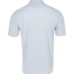 Greg Norman ML75 STRETCH Days Off Stripe Shirt Polo Short Sleeve Golf Apparel