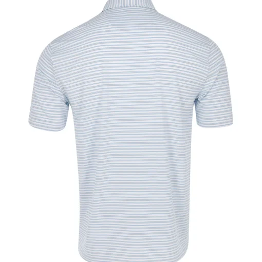 Greg Norman ML75 STRETCH Days Off Stripe Shirt Polo Short Sleeve Golf Apparel