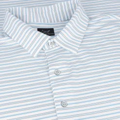 Greg Norman ML75 STRETCH Days Off Stripe Shirt Polo Short Sleeve Golf Apparel