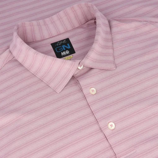 Greg Norman ML75 Stretch Harbor Shirt Polo Short Sleeve Golf Apparel