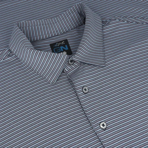 Greg Norman ML75 Stretch Landscape Shirt Polo Short Sleeve Golf Apparel