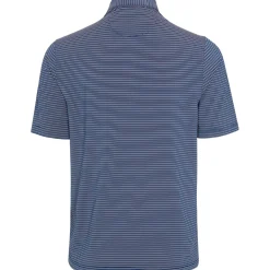 Greg Norman ML75 Stretch Season Stripe Shirt Polo Short Sleeve Golf Apparel