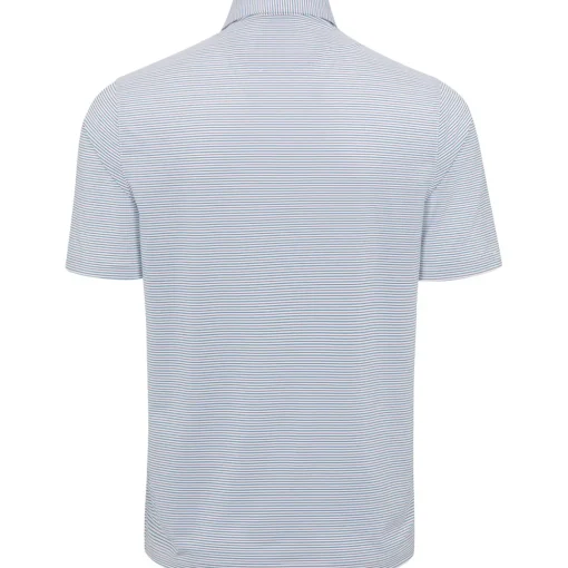 Greg Norman ML75 Stretch Season Stripe Shirt Polo Short Sleeve Golf Apparel