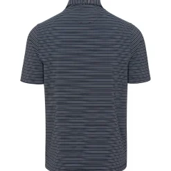 Greg Norman ML75 Stretch Season Stripe Shirt Polo Short Sleeve Golf Apparel