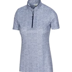 Greg Norman ML75 Umbrella Print Shirt Polo Short Sleeve Golf Apparel