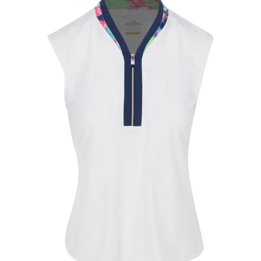 Greg Norman ML75 Vista Stretch Sleeveless Shirt Polo Short Sleeve Golf Apparel