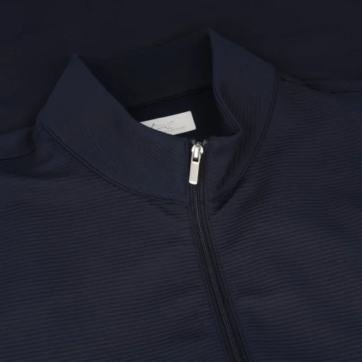 Greg Norman Ottoman Rib Full-Zip Outerwear Jacket Golf Apparel
