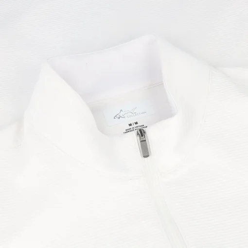 Greg Norman Ottoman Rib Full-Zip Outerwear Jacket Golf Apparel