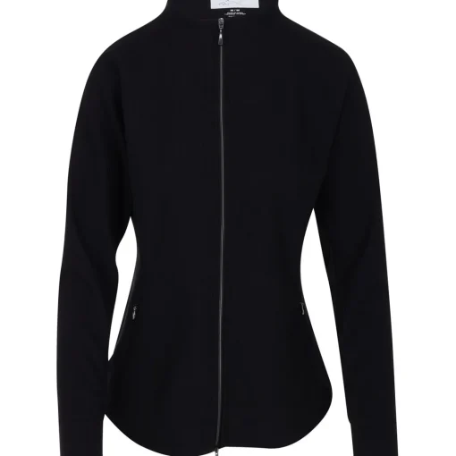 Greg Norman Ottoman Rib Full-Zip Outerwear Jacket Golf Apparel