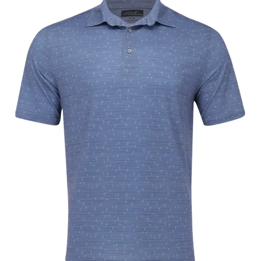 Greg Norman Parrot ML75 Stretch Polo Shirt Polo Short Sleeve Golf Apparel