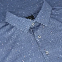 Greg Norman Parrot ML75 Stretch Polo Shirt Polo Short Sleeve Golf Apparel