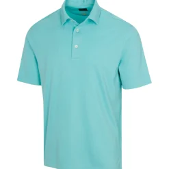 Greg Norman ProTek ML75 Microlux Embossed Shirt Polo Short Sleeve Golf Apparel