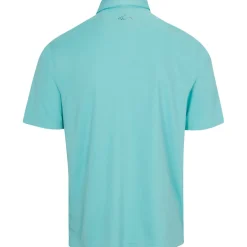 Greg Norman ProTek ML75 Microlux Embossed Shirt Polo Short Sleeve Golf Apparel