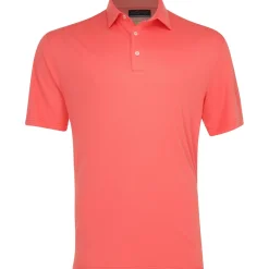 Greg Norman ProTek ML75 Microlux Embossed Shirt Polo Short Sleeve Golf Apparel