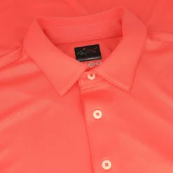 Greg Norman ProTek ML75 Microlux Embossed Shirt Polo Short Sleeve Golf Apparel