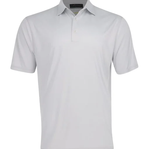 Greg Norman ProTek ML75 Microlux Embossed Shirt Polo Short Sleeve Golf Apparel