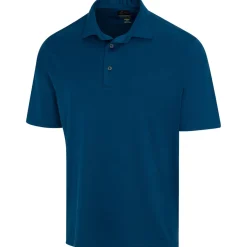 Greg Norman ProTek ML75 Microlux Embossed Shirt Polo Short Sleeve Golf Apparel