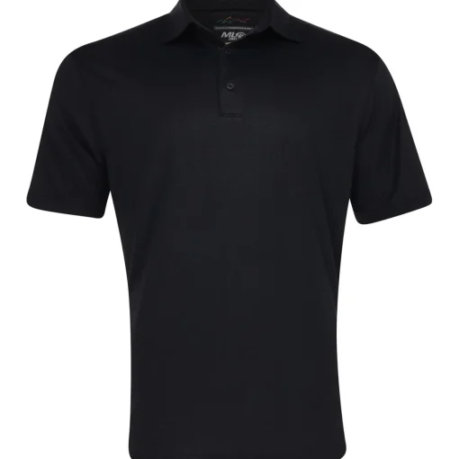 Greg Norman ProTek ML75 Microlux Embossed Shirt Polo Short Sleeve Golf Apparel