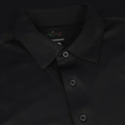 Greg Norman ProTek ML75 Microlux Embossed Shirt Polo Short Sleeve Golf Apparel