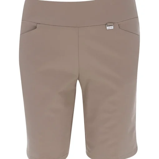 Greg Norman Pull-On Stretch Shorts Flat Front Golf Apparel