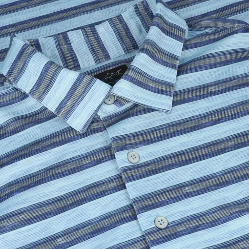 Greg Norman Reflect Shirt Polo Short Sleeve Golf Apparel