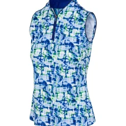 Greg Norman Salita Sleeveless Shirt Polo Short Sleeve Golf Apparel