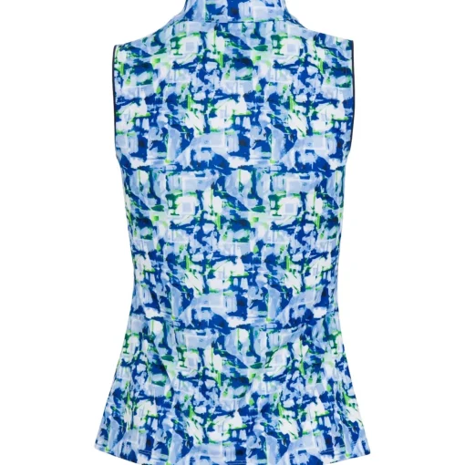 Greg Norman Salita Sleeveless Shirt Polo Short Sleeve Golf Apparel