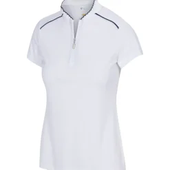 Greg Norman Scallop Collar Shirt Polo Short Sleeve Golf Apparel