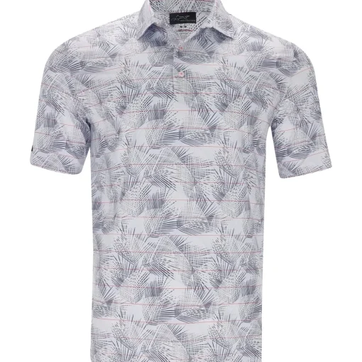 Greg Norman Sea Breeze ML75 Stretch Shirt Polo Short Sleeve Golf Apparel